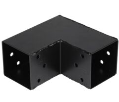 Starx paalverbinder type-L 70x70 mm zwart