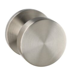 Vaste knop Permafix rond ø52x6mm rvs mat