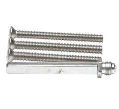 AXA verleng set deurdikte 44-53 mm rvs