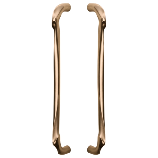 Set deurgrepen ELEEZ ZH400PA PVD licht brons