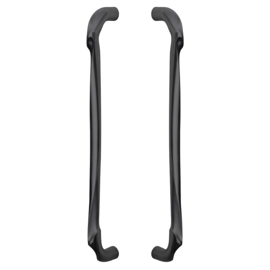 Set deurgrepen ELEEZ ZH400PA PVD mat zwart