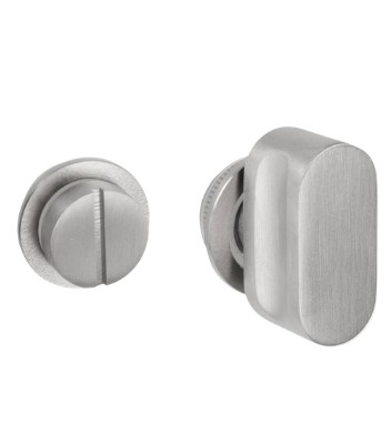 Toilet-garnituur op minimalistisch rozet rvs rond - Afbeelding 4