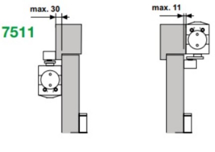 AXA deurdranger 7511 met glijarm sluitkracht 3-6 grijs - Afbeelding 3