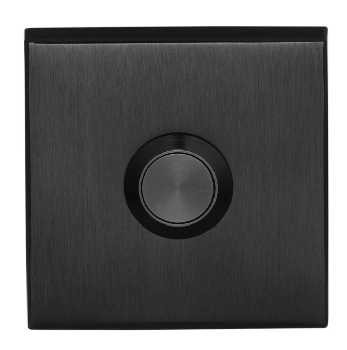 Beldrukker SQUARE LSQ50 PVD mat zwart