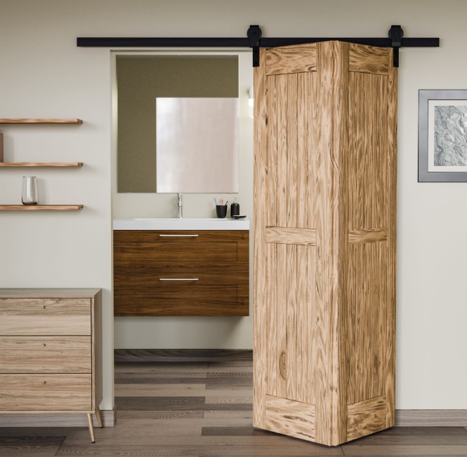 Schuifdeursysteem voor vouwdeuren Mod. SD006 staal zwart - Afbeelding 6