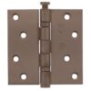 Intersteel kogellagerscharnier 89x89 mm rechte hoek PVD brons