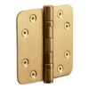 Kogellagerscharnier BASICS LBSA8989 ronde hoek PVD mat goud