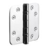 Kogellagerscharnier BASICS LBSA8989 ronde hoek rvs gepolijst