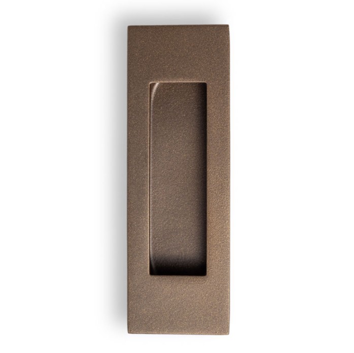 Schuifdeurkom Rechthoek 120x40mm donker brons