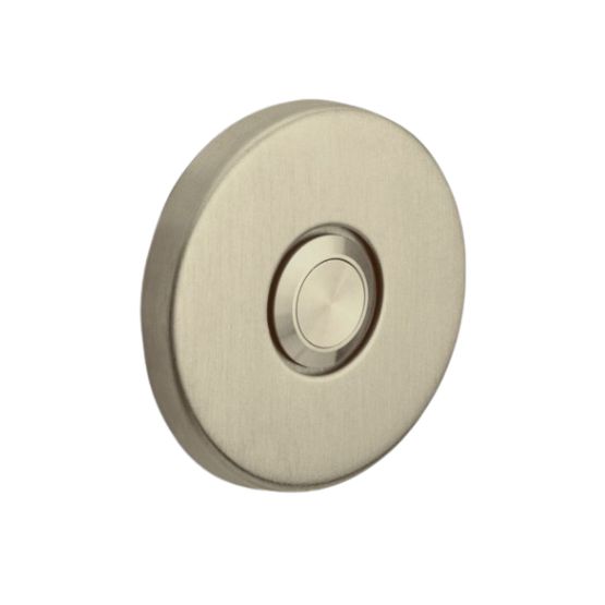 Beldrukker Rond PVD champagne