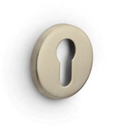 Cilinderplaatje BASICS LBY50 6 mm PVD champagne