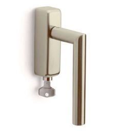 Draaikiepgarnituur BASICS LBII-19DKLOCK-O PVD champagne