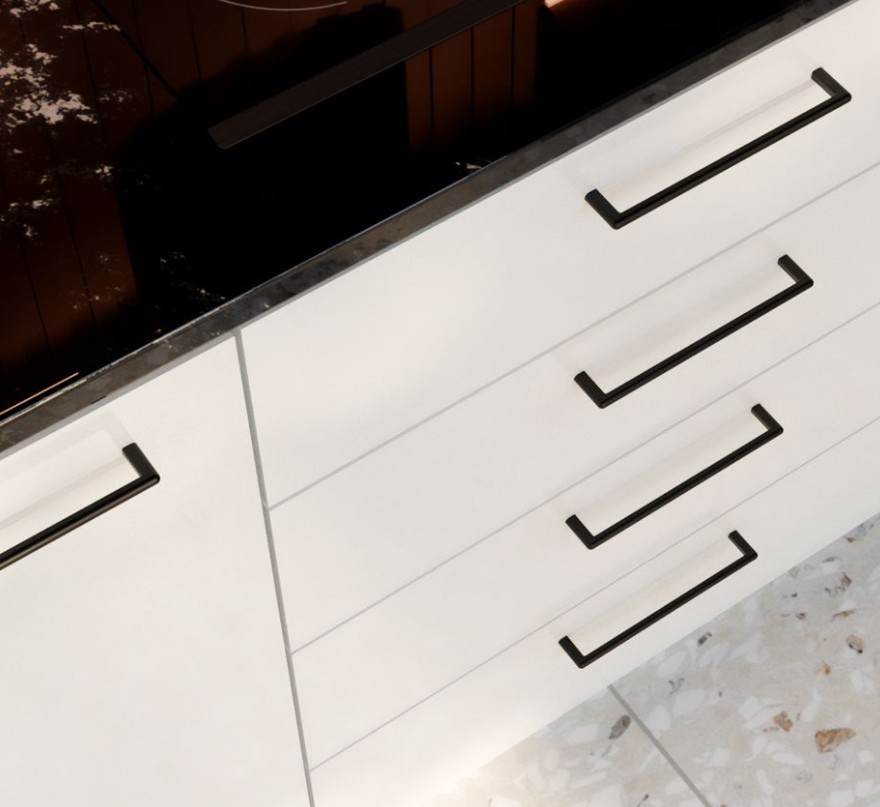 Greep Nox donker brons 320 mm - Afbeelding 2