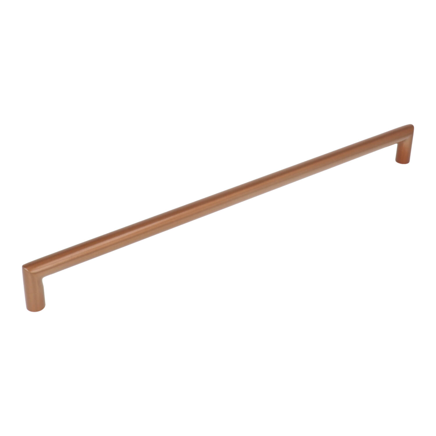 Greep rond 320 mm mat brons