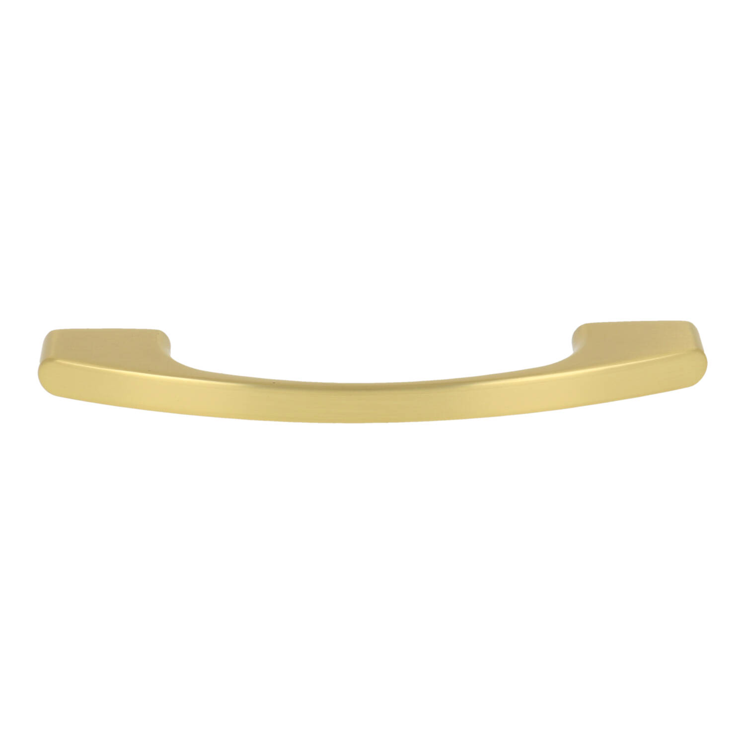 Meubelgreep boog zamak 128 mm mat messing - Afbeelding 2