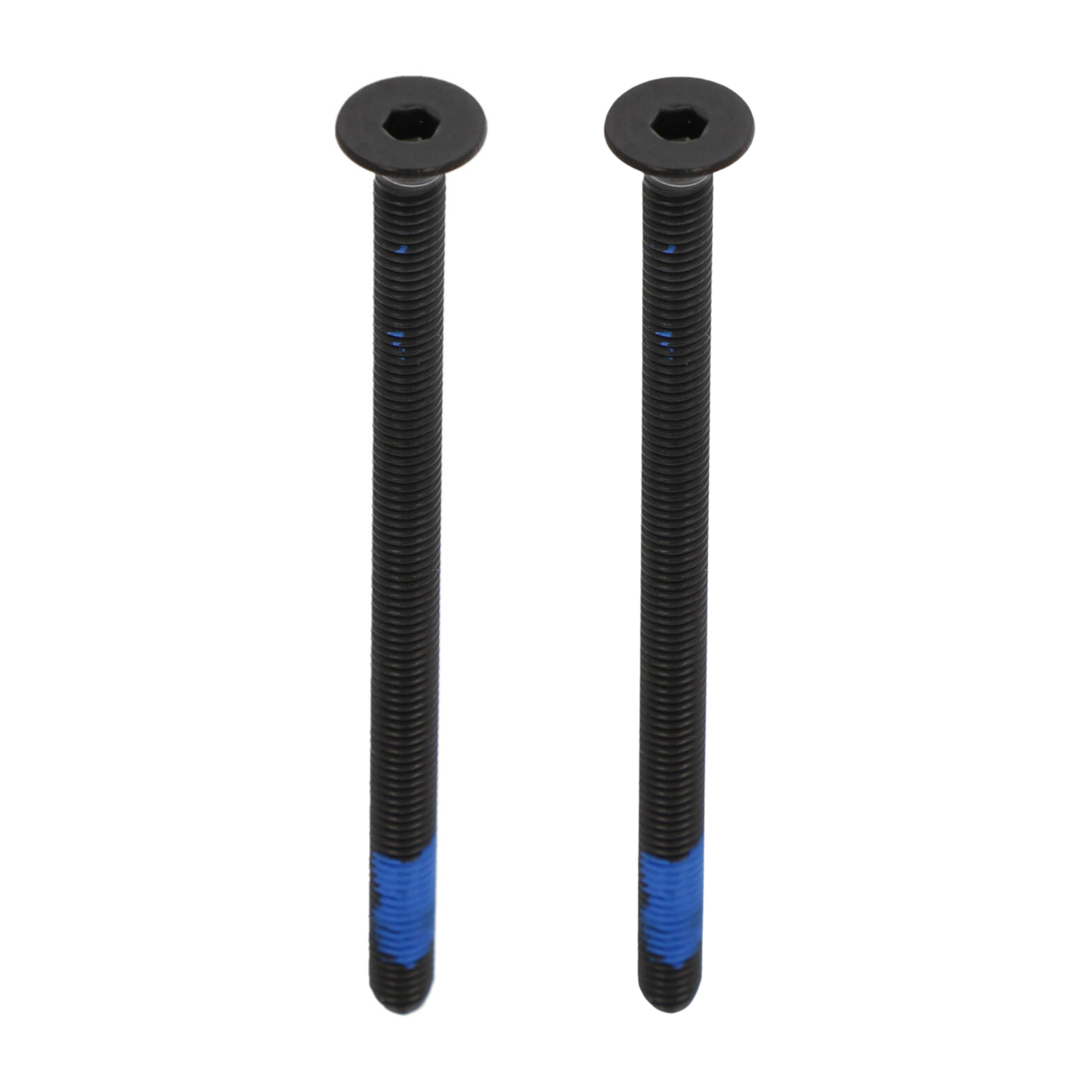 Set van 2 bouten M5x100 VK-inbus tbv veiligheidsrozetten mat zwart
