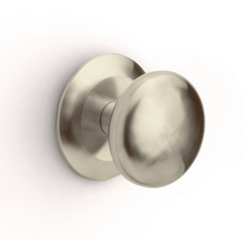 Voordeurknop BASICS LB65V vast op rozet PVD champagne