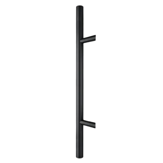 Deurgreep Montreal schuin 700 mm aluminium zwart