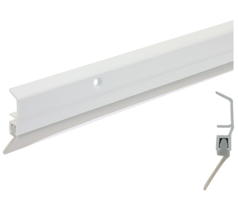 Ellen dorpelstrip Basic wit 100 cm PVC