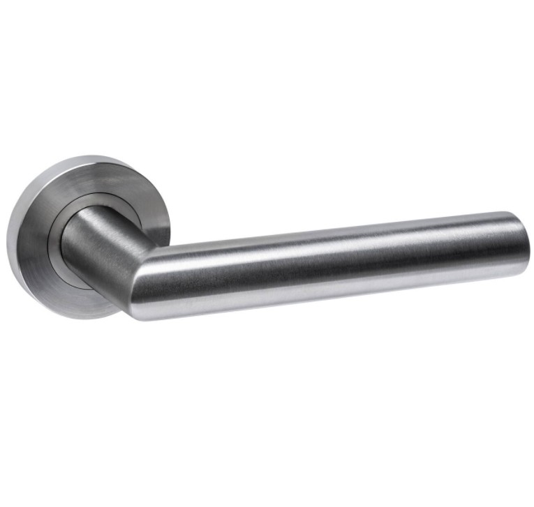 Intersteel deurklink Sicura op rozet verdekt ø53x10mm rvs