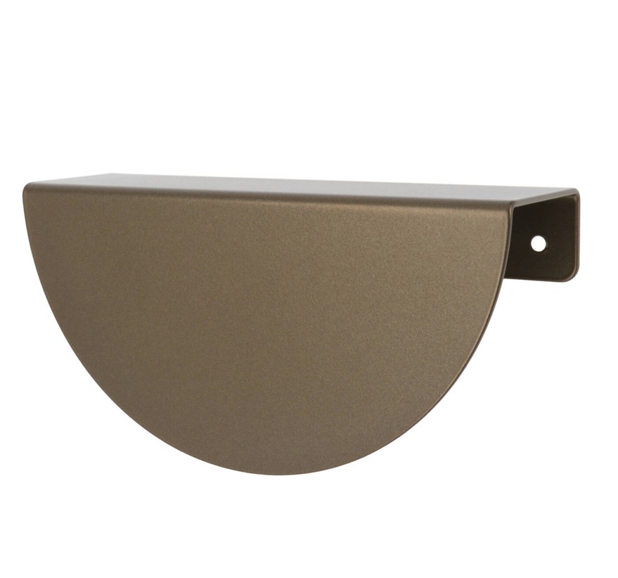 Hoekgreep Zoria donker brons 150 mm