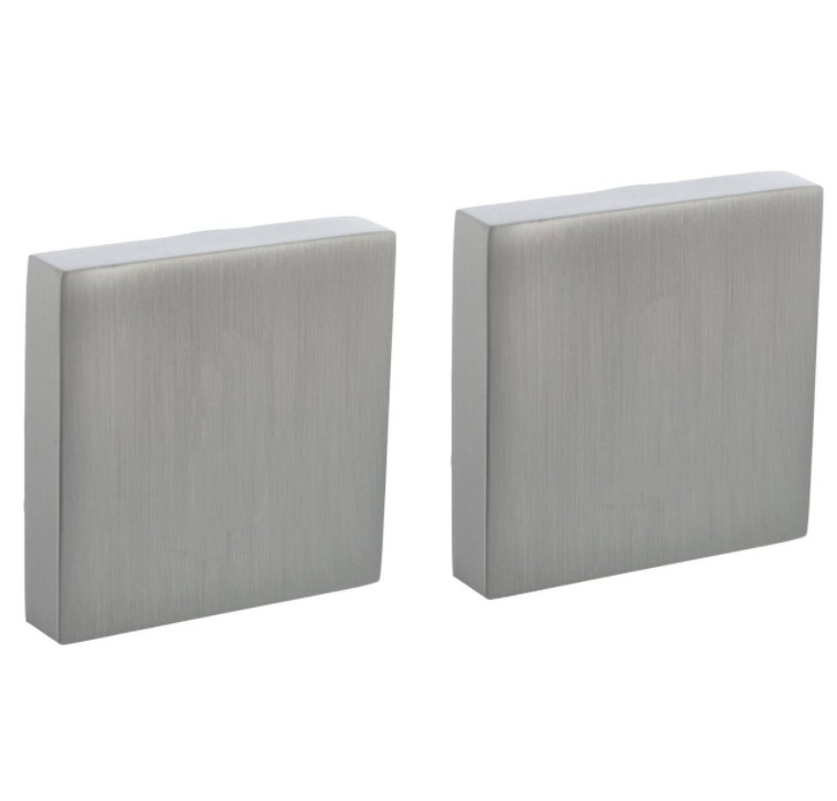 Intersteel afdekrozetten verdekt 52x52x10mm met nokken rvs