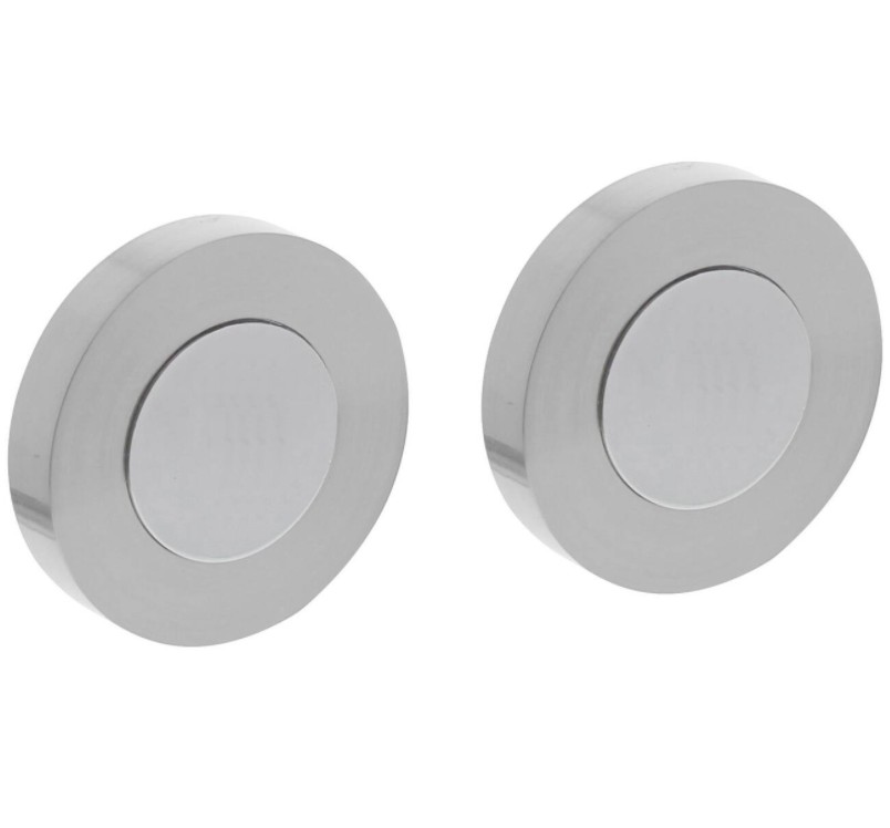 Intersteel afdekrozetten verdekt ø53x10mm met nokken rvs