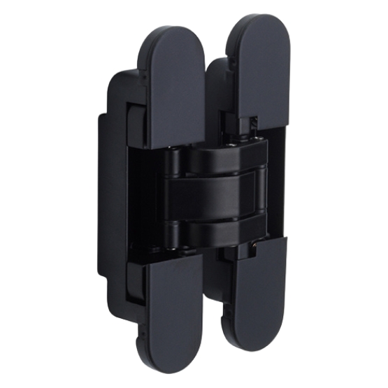 FORMANI onzichtbaar 3D scharnier zamak 140x30 mm mat zwart