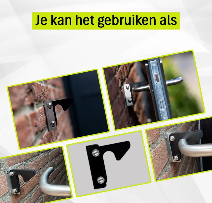 Deurvastzetter voor deurklink rvs - Afbeelding 3
