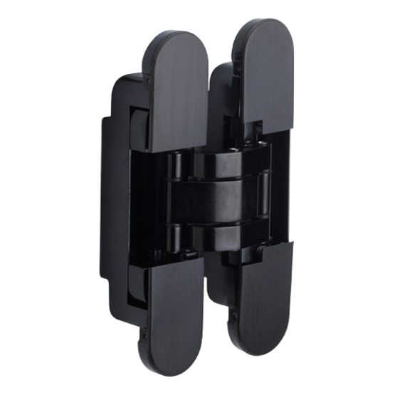 FORMANI onzichtbaar 3D scharnier zamak 140x30 mm PVD gunmetal