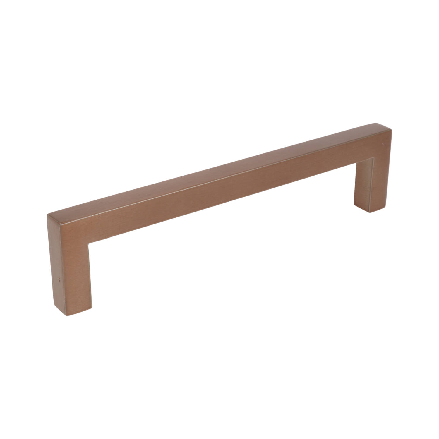 Greep recht rvs 160 mm mat brons
