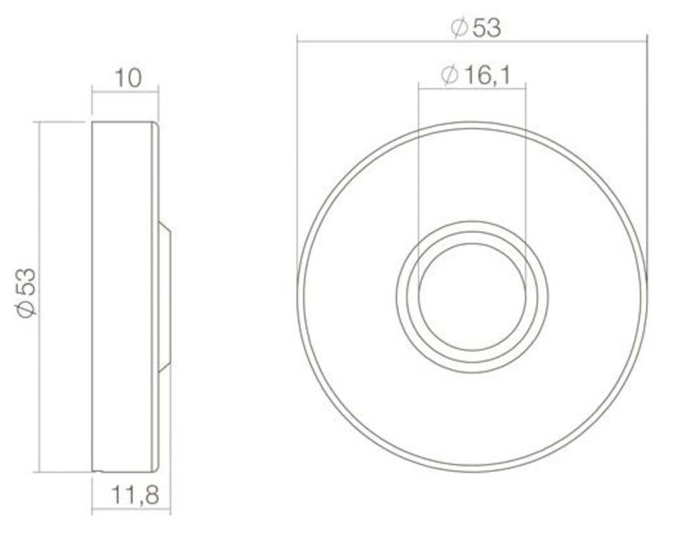 Intersteel set voordeurbeslag knop/kruk SKG3 + PC55 veiligheidsslot SKG2 zwart - Afbeelding 5