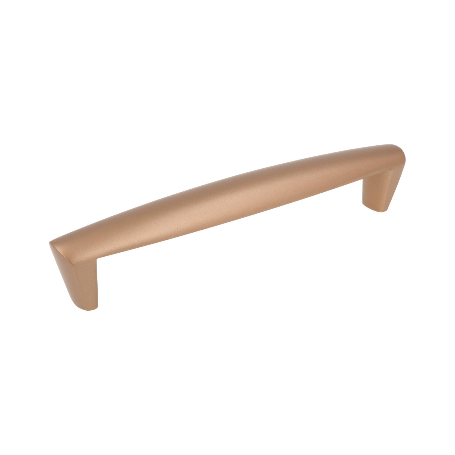 Meubelgreep breed 160 mm mat brons