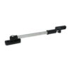 ODShop telescopische raamuitzetter 27,5 cm rvs zwart