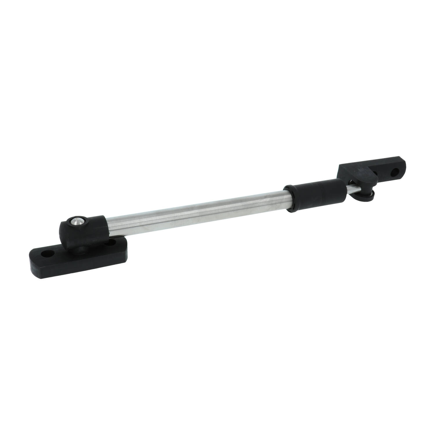 ODShop telescopische raamuitzetter 27,5 cm rvs zwart