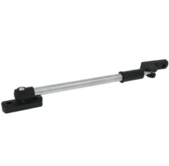 ODShop telescopische raamuitzetter 30 cm rvs zwart