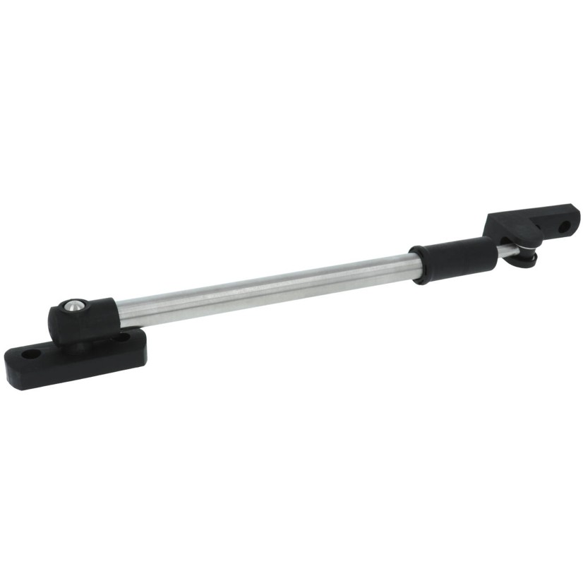 ODShop telescopische raamuitzetter 30 cm rvs zwart
