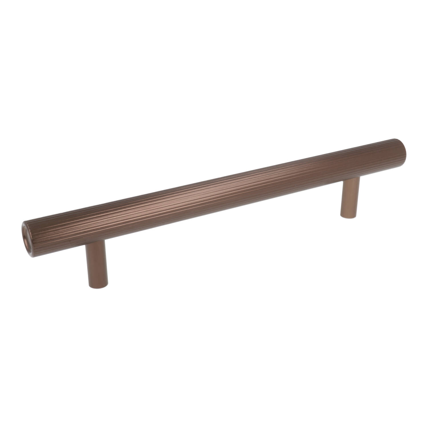 Relinggreep ribbel 160 mm donker brons