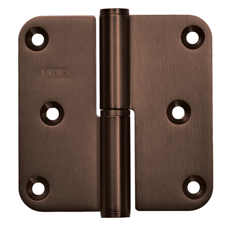 HDD Paumellescharnier links 89x89x2,5 mat brons