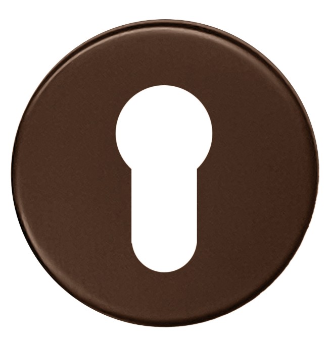 HDD cilinderplaatje Shape rond mat brons